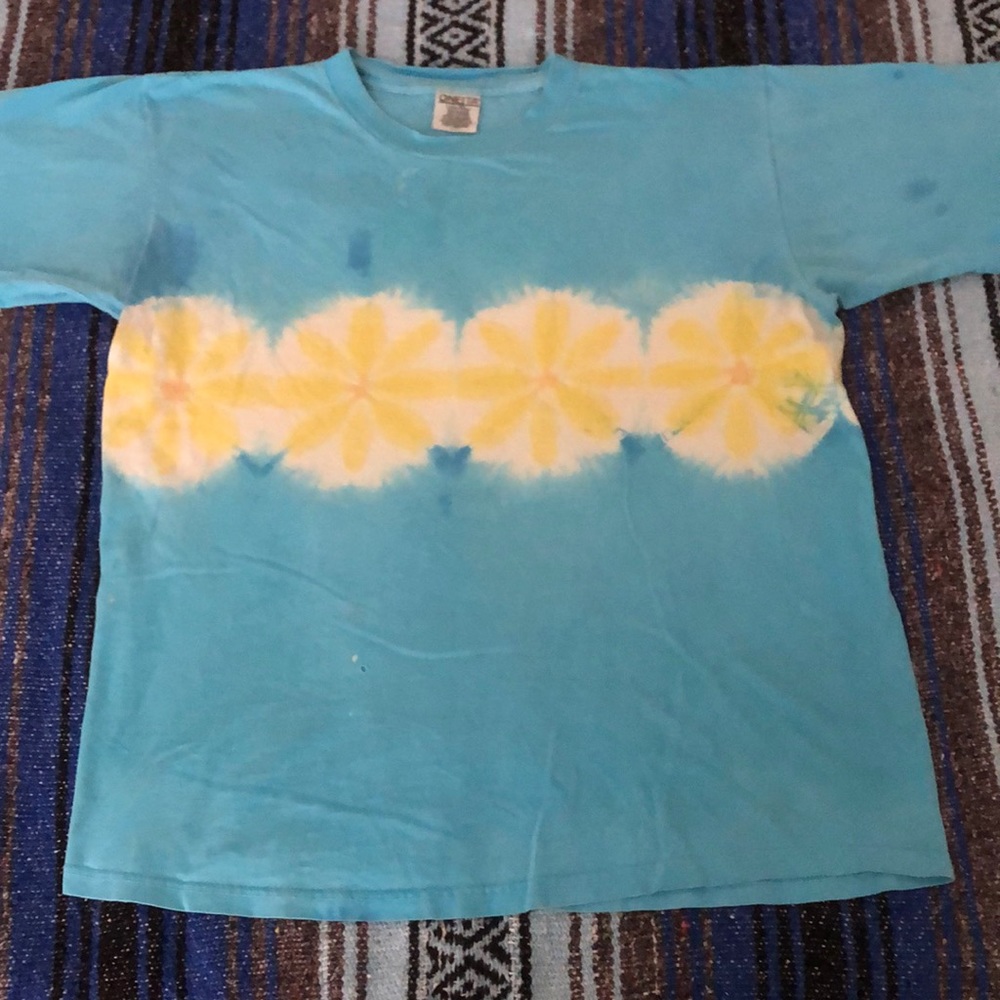 Vintage 90s Sunburst Tie Dye Tee Shirt
